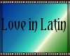 Love in Latin