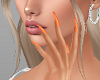 K orange nails