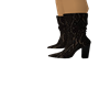 Snakeskin Calf Boots 9