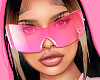 {L} Suki pink glasses