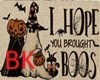 BK> Halloween Door Mat