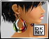 ! color class earrings