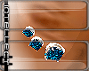 [IC] 3Blue Diamond Studs