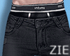 Jeans Straight Leg Black