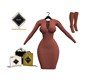 RAZEE SWTR DRESS SALM