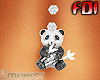 Diamond Panda Necklace