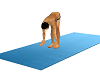 Blue Yoga Mat Animated