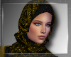 HEJAB BLACK GOLD LACE