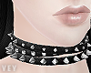 *V Spiked Chokers.