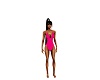 DL} Hot Pink Swimsuit