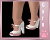 *C* Kitty Bow Pink Heels