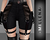 Buckle Shorts Black