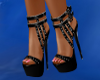 (SL) Black Stud Heels
