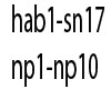 hab1-hab17 np1-np10 HN