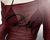 gothic red shirt