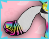 Rainbow Kitsune Tail