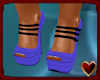 T♥ Sexy Blue Heels