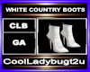 WHITE COUNTRY BOOTS