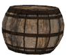 poseless wooden barrel