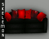 L* Red/Black Couch
