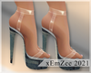 MZ - Plastic Denim Heels