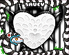 Spiky Heart Bag White