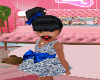 Blue Flower Hair Kids