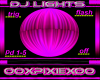 pink dome dj light