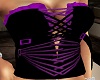 corset top blk/purple