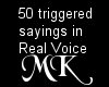 Real Voice Sayings