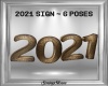 2021 Gold Sign 6P
