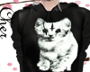 unholy cat hoodie layer