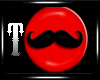 [T] STACHE PLUGS RED