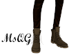 Lite Brown Suade Boots