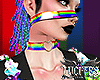 L Pride Face & Nose Ring