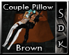 #SDK# Couple PillowBrown