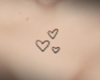 M. Hearts Tattoo Cleo