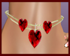 OM Ruby Heart Chain