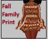Kids Fall Print Dress