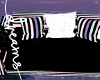 Goth Striped Couch