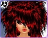 Red Dark Furry Emo Hair