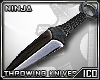 ICO Ninja Throw Knives M