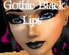 Gothic Black Lips
