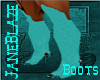[JB] Teal Silver Boots M