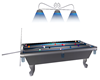 Silver Pool Table