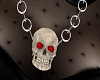 Skull Necklace-Red Eyes