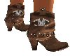 *F70 Brown Cowgirl Boots