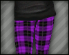 Purple Plaid Pants :D