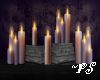 Goth Candle Mantle