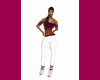Wine  Line Outfit-Per